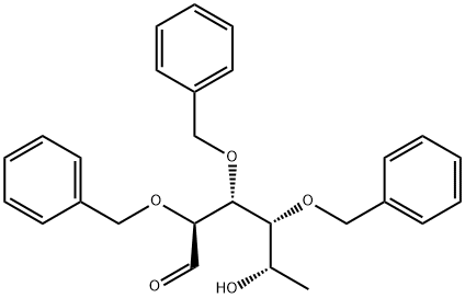 2,3,4-三-O-苄基-L-岩藻吡喃糖, 60431-34-7, 结构式