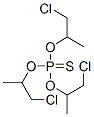 硫代磷酸 O,O,O-三(2-氯-1-甲基乙基)酯,6044-12-8,结构式