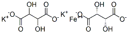 iron(2+) dipotassium [R-(R*,R*)]-ditartrate Structure