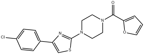 604755-26-2 Piperazine, 1-[4-(4-chlorophenyl)-2-thiazolyl]-4-(2-furanylcarbonyl)- (9CI)