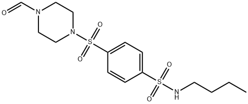 604761-80-0 Benzenesulfonamide, N-butyl-4-[(4-formyl-1-piperazinyl)sulfonyl]- (9CI)