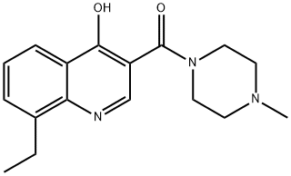 Piperazine, 1-[(8-ethyl-4-hydroxy-3-quinolinyl)carbonyl]-4-methyl- (9CI)|