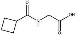 Glycine, N-(cyclobutylcarbonyl)- (9CI) Structure