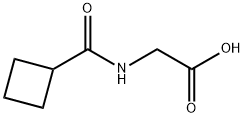 Glycine, N-(cyclobutylcarbonyl)- (9CI) Struktur