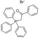 フェナシルトリフェニルホスホニウム ブロミド 化学構造式