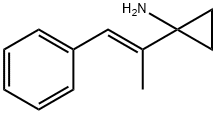 (E)-1-(1-PHENYLPROP-1-EN-2-YL)CYCLOPROPANAMINE Structure