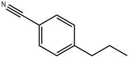 4-丙基苄腈 结构式