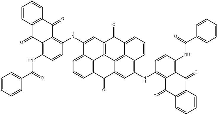 N,N'-[(6,12-Dihydro-6,12-dioxodibenzo[def,mno]chrysen-4,10-diyl)bis[imino(9,10-dihydro-9,10-dioxoanthracen-4,1-diyl)]bis(benzamid)]
