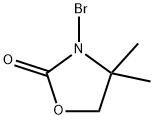 3-溴-4,4-二甲基-2-恶唑烷酮,60491-95-4,结构式