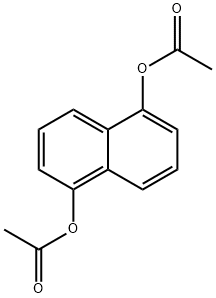 1,5-naphthylene di(acetate) Structure