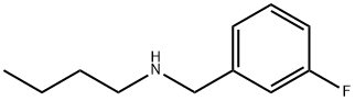 N-N-ブチル-3-フルオロベンジルアミン 化学構造式