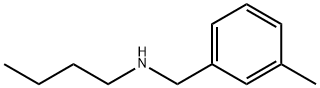 N-(3-METHYLPHENYLMETHYL)BUTYLAMINE Struktur