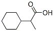 2-シクロヘキシルプロピオン酸 化学構造式