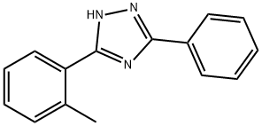 5-Phenyl-3-(o-tolyl)-1H-1,2,4-triazole,60510-57-8,结构式