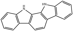 吲哚并[2,3-A]咔唑, 60511-85-5, 结构式