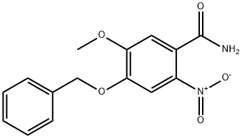 Benzamide, 5-methoxy-2-nitro-4-(phenylmethoxy)-