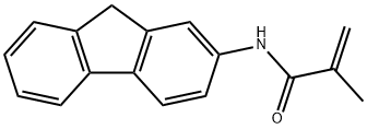 N-(9H-Fluoren-2-yl)-2-methylacrylamide 结构式