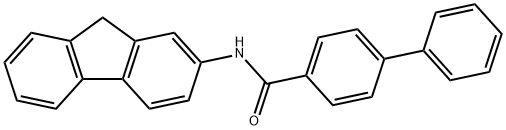 N-(9H-Fluoren-2-yl)-1,1'-biphenyl-4-carboxamide,60550-97-2,结构式