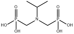 [(异丙基亚胺)二亚甲基]二膦酸, 6056-52-6, 结构式