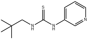 1-tert-Pentyl-3-(3-pyridinyl)thiourea 结构式