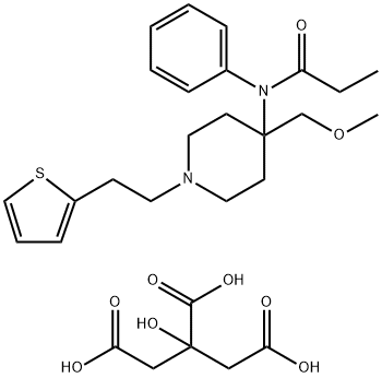 서펜탄일시트레이트;N-(4-(메톡시메틸)-1-(2-(2-티엔일)에틸)-4-피페리딜)-N-페닐프로피온아마이드시트레이트