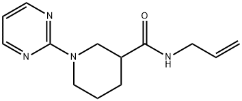 3-Piperidinecarboxamide,N-2-propenyl-1-(2-pyrimidinyl)-(9CI) Struktur