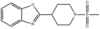 Benzoxazole, 2-[1-(methylsulfonyl)-4-piperidinyl]- (9CI),605627-81-4,结构式