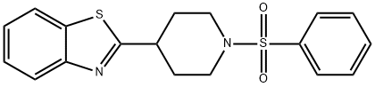 피페리딘,4-(2-벤조티아졸릴)-1-(페닐술포닐)-(9CI)