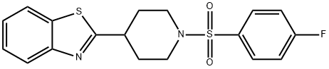 Piperidine, 4-(2-benzothiazolyl)-1-[(4-fluorophenyl)sulfonyl]- (9CI) 结构式
