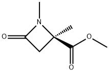 2-Azetidinecarboxylicacid,1,2-dimethyl-4-oxo-,methylester,(2R)-(9CI),605658-22-8,结构式