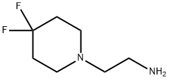 4,4-DIFLUOROAMINOETHYLPIPERIDINE Struktur