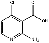 2-氨基-4-氯-3-吡啶甲酸,605661-83-4,结构式