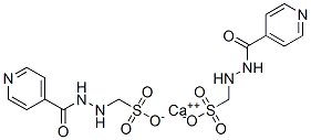 bis[2'-(sulphomethyl)isonicotinohydrazide], calcium salt  Structure