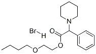 2-butoxyethyl alpha-phenylpiperidine-1-acetate hydrobromide,60595-56-4,结构式