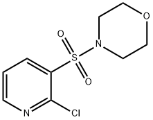 4-(2-氯砒啶-3-基磺酰)吗啉, 60597-72-0, 结构式