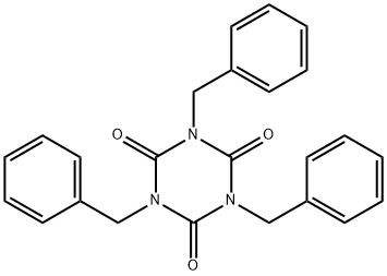 1,3,5-tribenzyl-1,3,5-triazine-2,4,6(1H,3H,5H)-trione  Structure