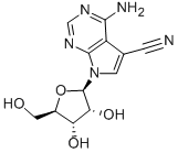 4-AMINO-5-CYANO-7-(BETA-D-RIBOFURANOSYL)PYRROLO[2,3-D]PYRIMIDINE Structure