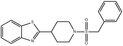 606081-96-3 Benzothiazole, 2-[1-[(phenylmethyl)sulfonyl]-4-piperidinyl]- (9CI)