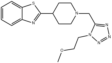 606082-41-1 Benzothiazole, 2-[1-[[1-(2-methoxyethyl)-1H-tetrazol-5-yl]methyl]-4-piperidinyl]- (9CI)