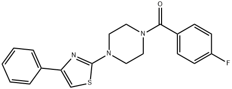 Piperazine, 1-(4-fluorobenzoyl)-4-(4-phenyl-2-thiazolyl)- (9CI)|