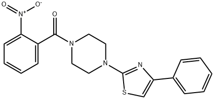 Piperazine, 1-(2-nitrobenzoyl)-4-(4-phenyl-2-thiazolyl)- (9CI)|