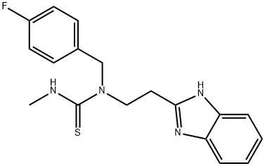 Thiourea, N-[2-(1H-benzimidazol-2-yl)ethyl]-N-[(4-fluorophenyl)methyl]-N-methyl- (9CI)|