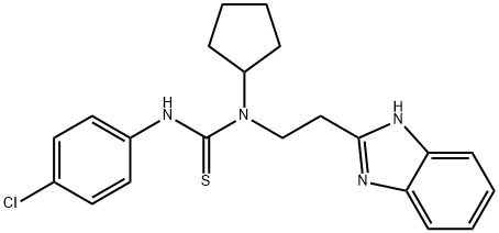 606090-60-2 Thiourea, N-[2-(1H-benzimidazol-2-yl)ethyl]-N-(4-chlorophenyl)-N-cyclopentyl- (9CI)