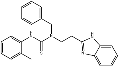 Thiourea, N-[2-(1H-benzimidazol-2-yl)ethyl]-N-(2-methylphenyl)-N-(phenylmethyl)- (9CI)|