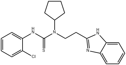 606090-81-7 Thiourea, N-[2-(1H-benzimidazol-2-yl)ethyl]-N-(2-chlorophenyl)-N-cyclopentyl- (9CI)
