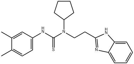 606090-83-9 Thiourea, N-[2-(1H-benzimidazol-2-yl)ethyl]-N-cyclopentyl-N-(3,4-dimethylphenyl)- (9CI)