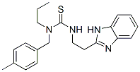 Thiourea, N-[2-(1H-benzimidazol-2-yl)ethyl]-N-[(4-methylphenyl)methyl]-N-propyl- (9CI) Structure