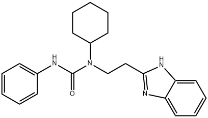 Urea, N-[2-(1H-benzimidazol-2-yl)ethyl]-N-cyclohexyl-N-phenyl- (9CI) 化学構造式