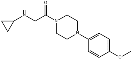 피페라진,1-[(시클로프로필아미노)아세틸]-4-(4-메톡시페닐)-(9CI)