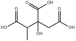 2-メチルくえん酸 化学構造式